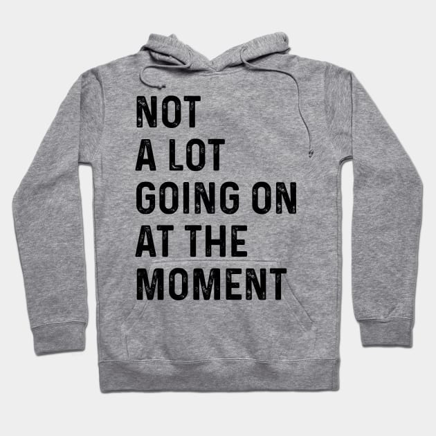 not a lot going on at the moment Hoodie by CoApparel